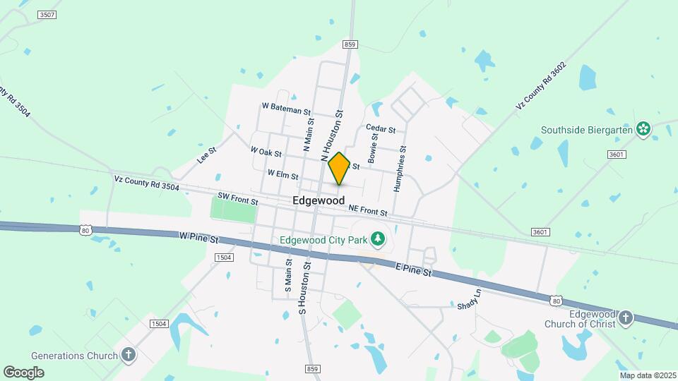 110 N Crockett St Map and Location Details