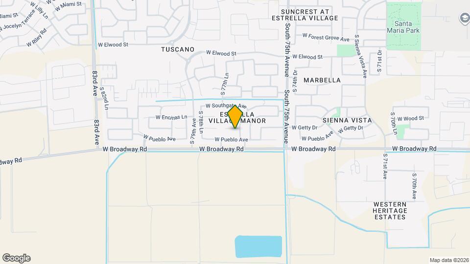 7709 W Wood Ln Map and Location Details