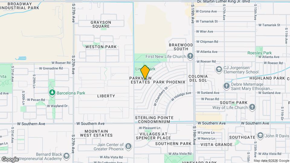 2218 W Bowker St Map and Location Details