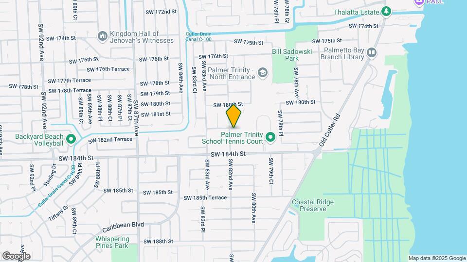 8120 SW 182nd St Map and Location Details