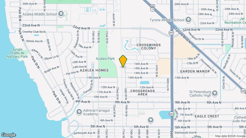 1330 70th St N Map and Location Details