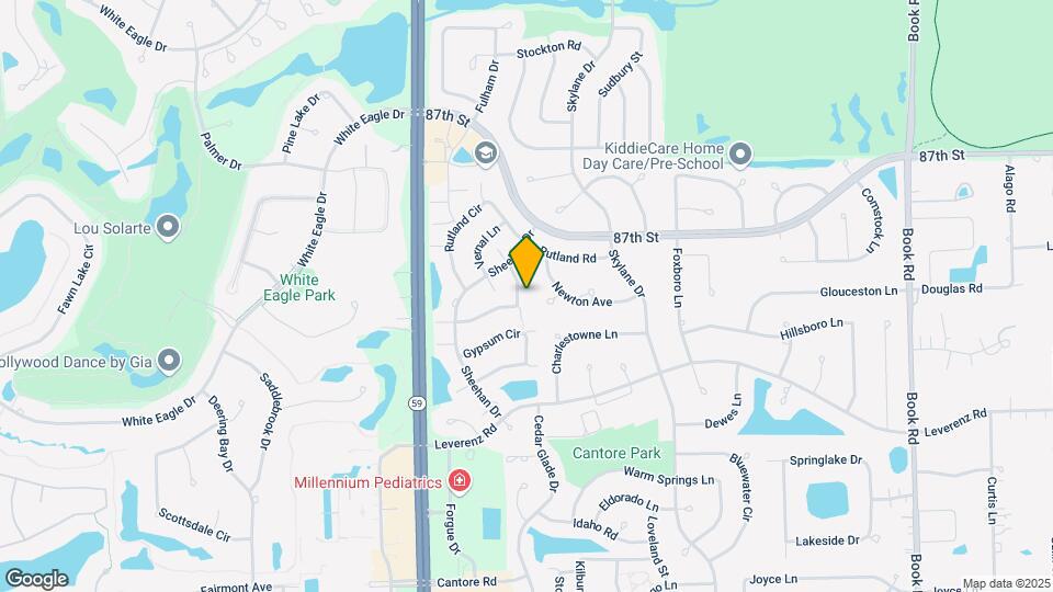 2835 White Thorn Cir Map and Location Details