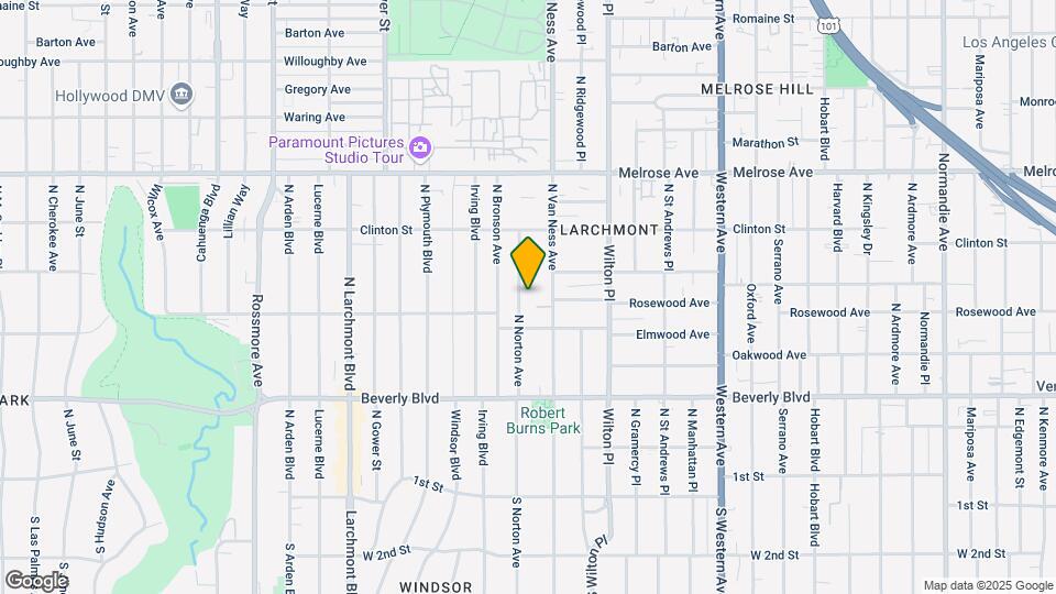 432 N Norton Ave Map and Location Details