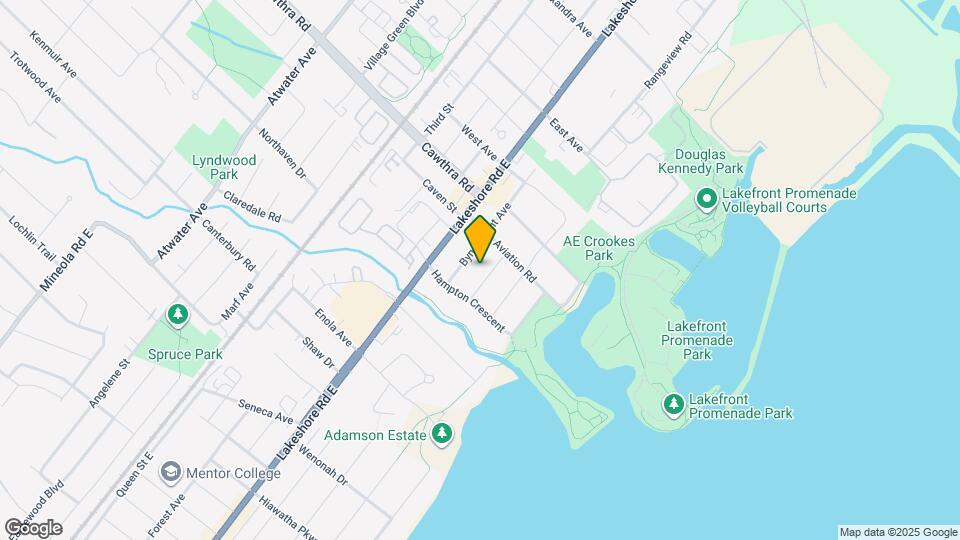 597 Curzon Av Map and Location Details