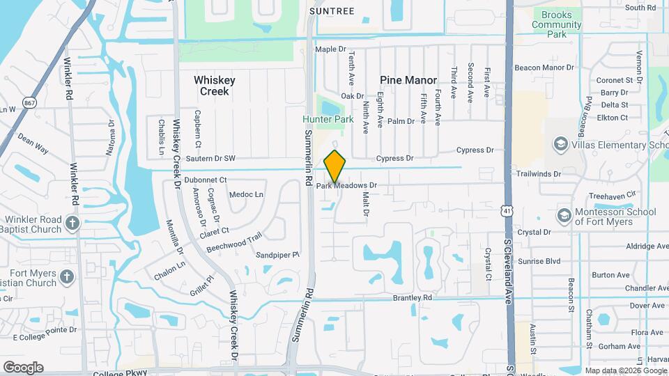 1556 Park Meadows Dr Mapa y Detalles de la Ubicación