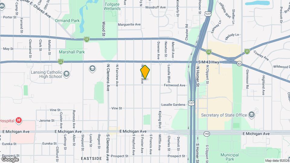 508 N Foster Ave Map and Location Details