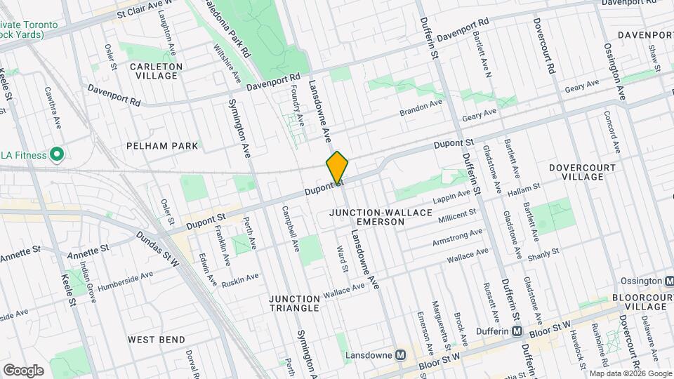 1401 Dupont St Map and Location Details