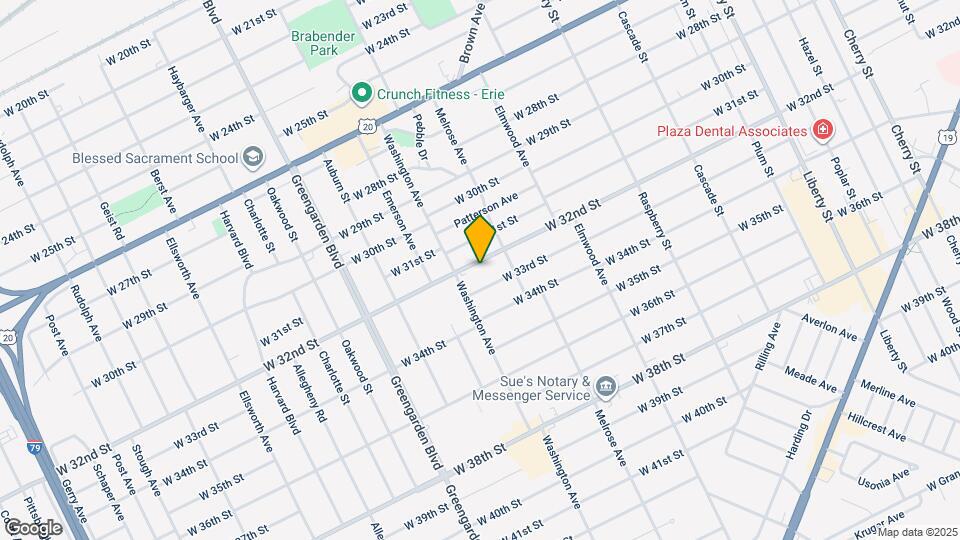 1435 W 32nd St Map and Location Details