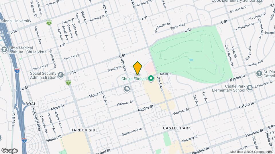 366 Moss St, Unit 7 Map and Location Details