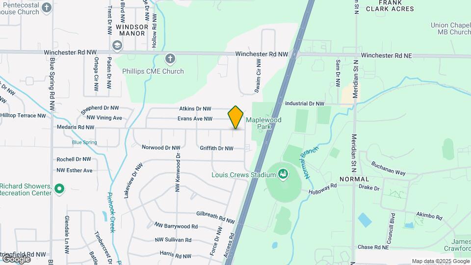 2105 Medaris Rd NW Map and Location Details