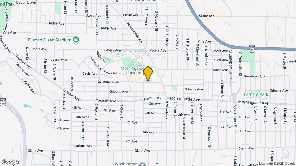 3818 Garretson Ave Map and Location Details