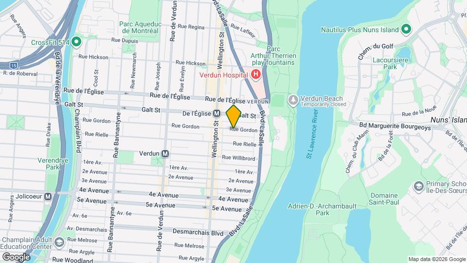 162 Gordon Rue Map and Location Details