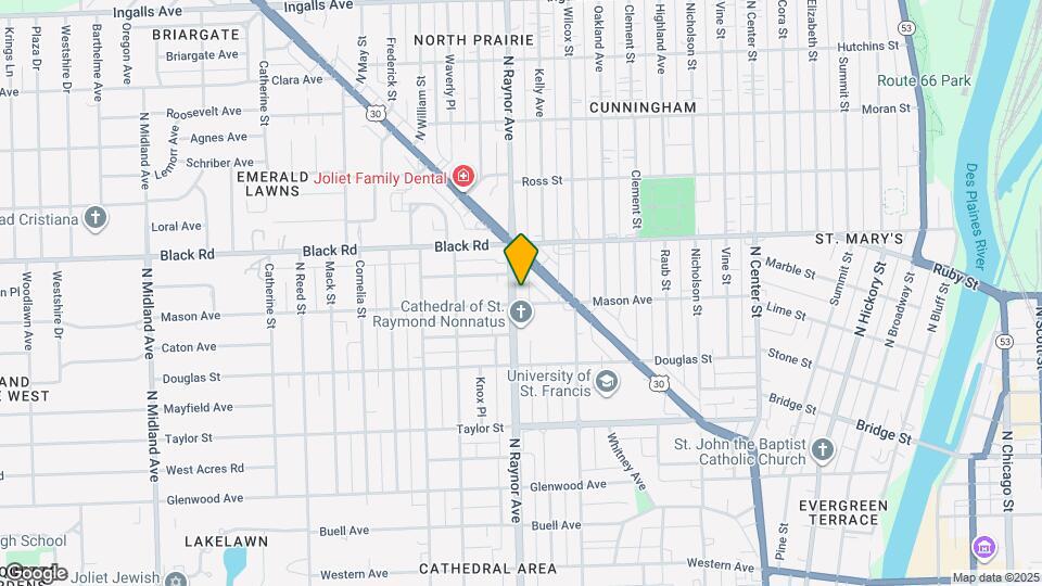 702 N Raynor Ave Map and Location Details