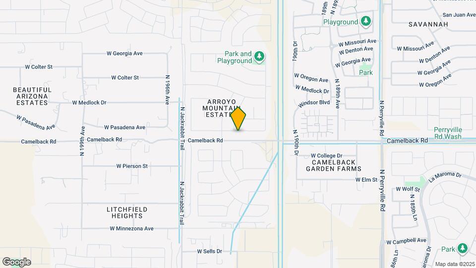 19251 W Pasadena Ave Map and Location Details