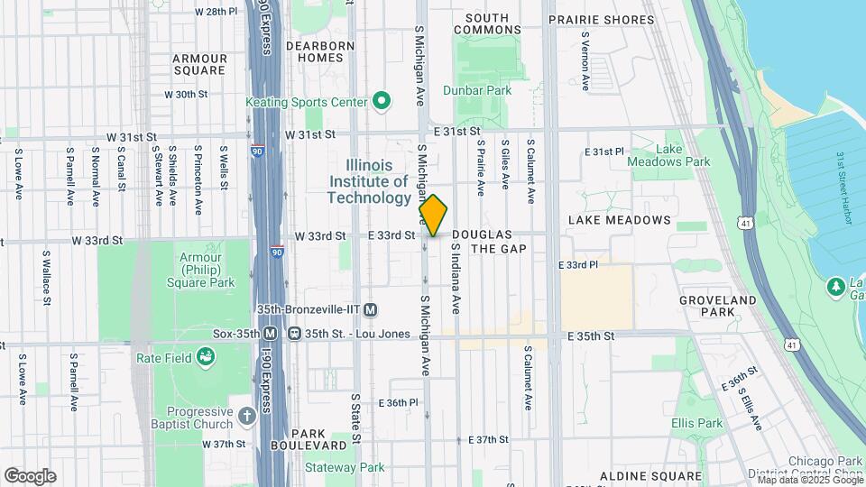 3305 S Michigan Ave Map and Location Details