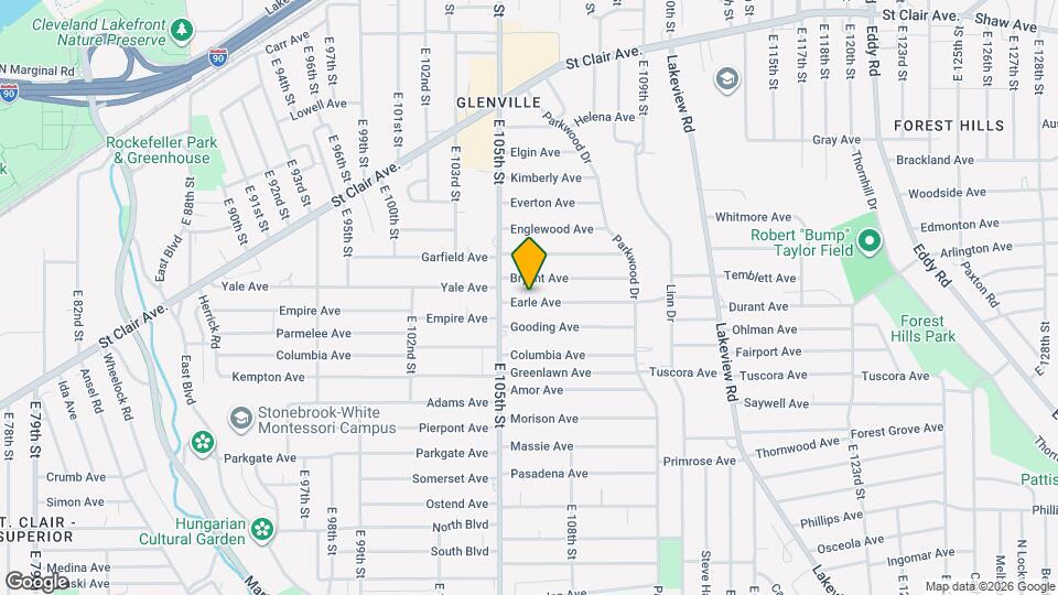 10527 Earle Ave Map and Location Details