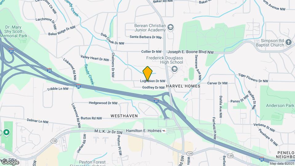 2586 Loghaven Dr NW Map and Location Details
