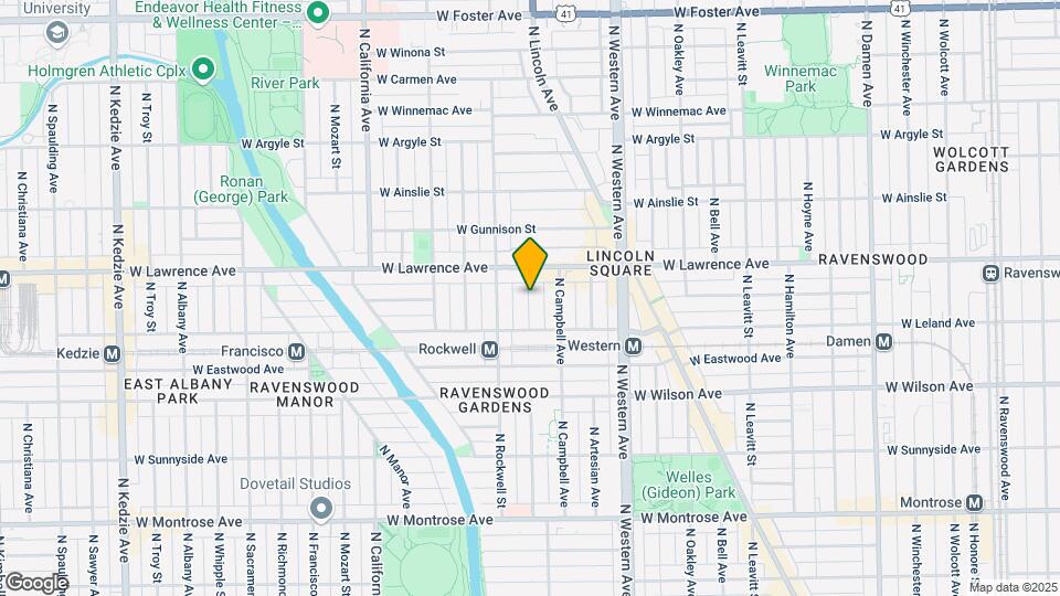 4737 N Maplewood Ave, Unit 1 Map and Location Details