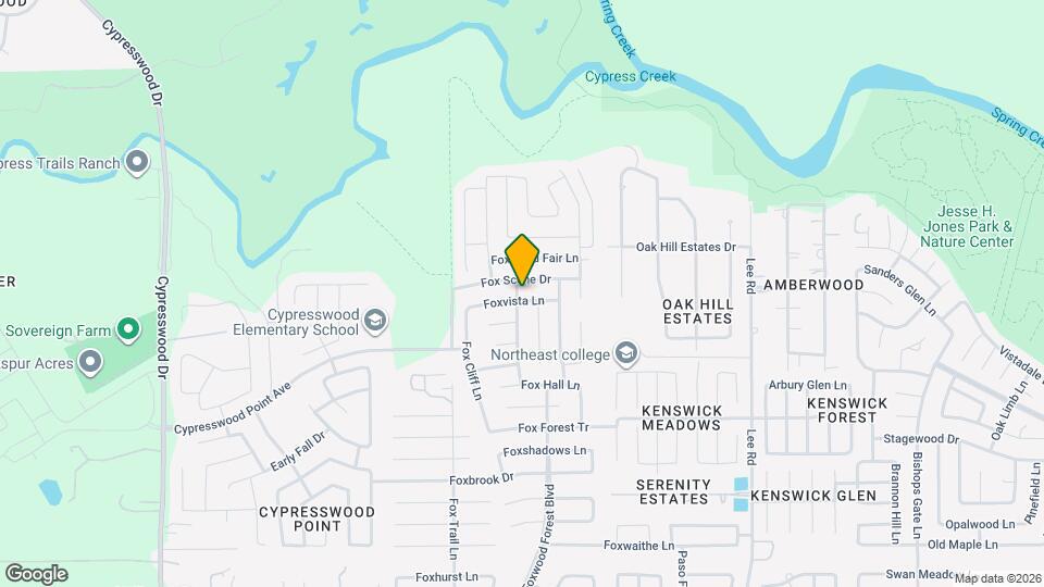 7303 Foxvista Ln Mapa y Detalles de la Ubicación