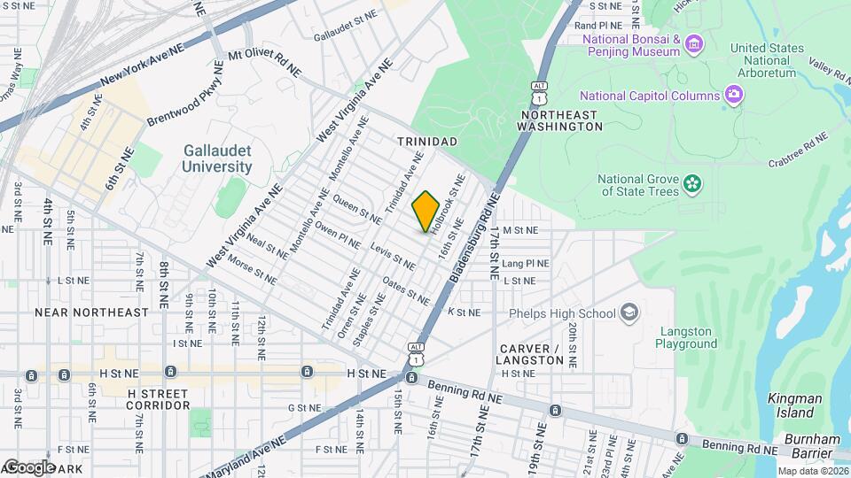 1356 Queen St NE Mapa y Detalles de la Ubicación