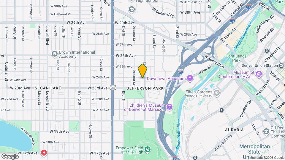 2345 Clay St Map and Location Details