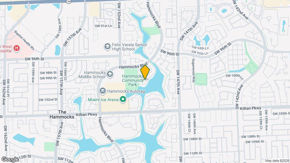 9723 Hammocks Blvd Map and Location Details