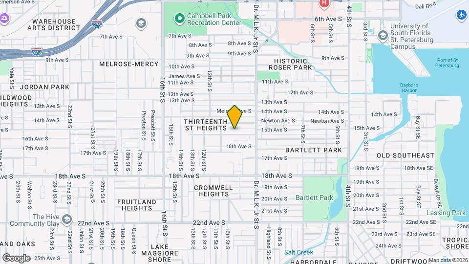 1035 15th Ave S Map and Location Details