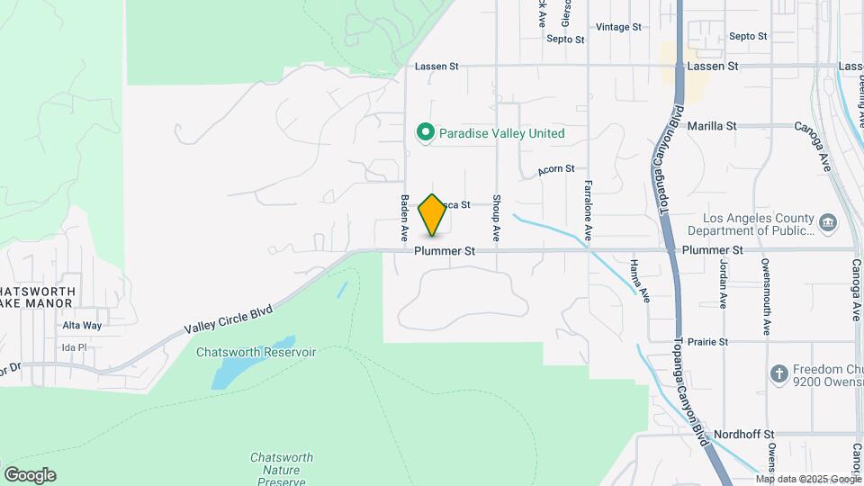 22520 Ballinger St Mapa y Detalles de la Ubicación