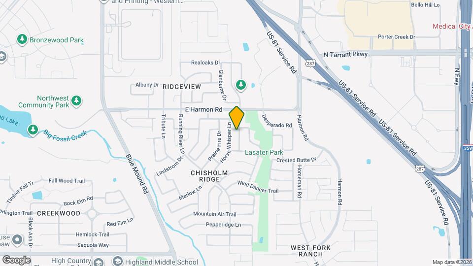 8505 Prairie Dawn Dr Map and Location Details