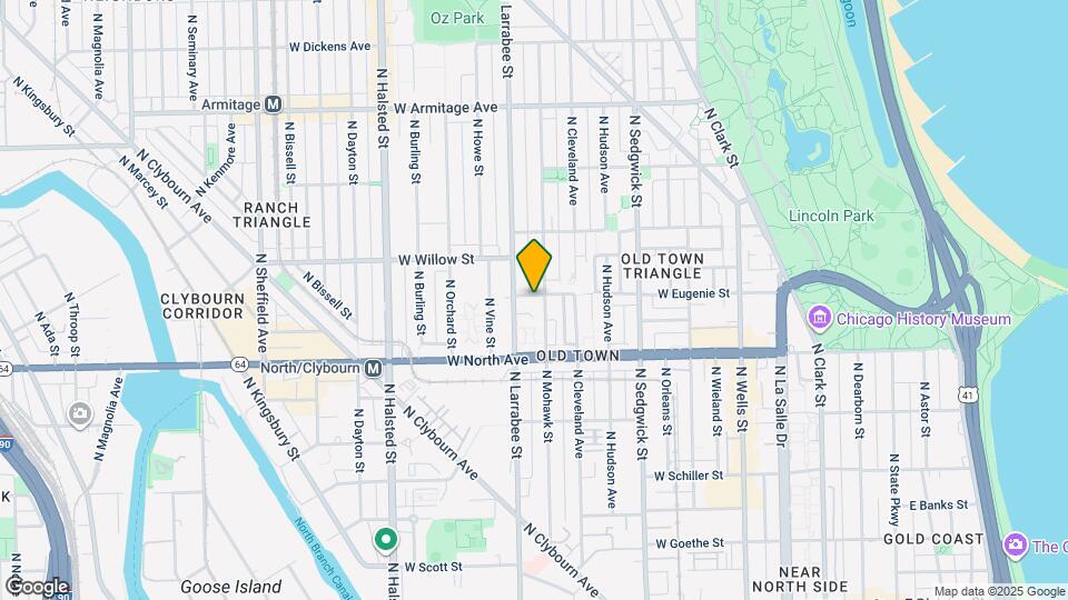 537 W Eugenie St Map and Location Details