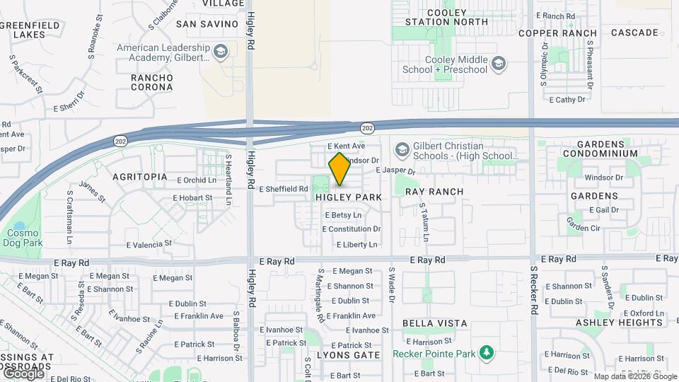 3449 E Sheffield Rd Map and Location Details