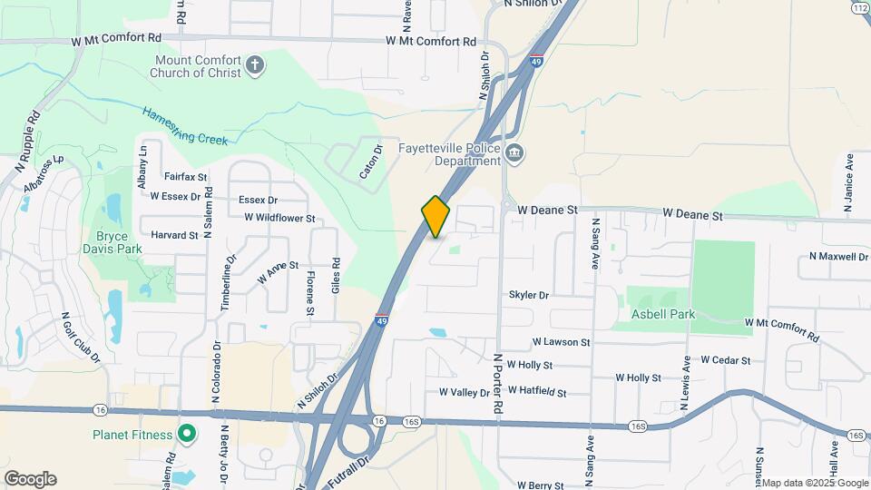 1663 N Saddlehorn Ave Map and Location Details