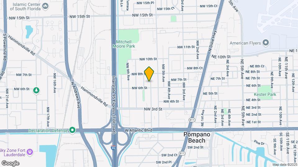 613-617 NW 7th Ave Map and Location Details