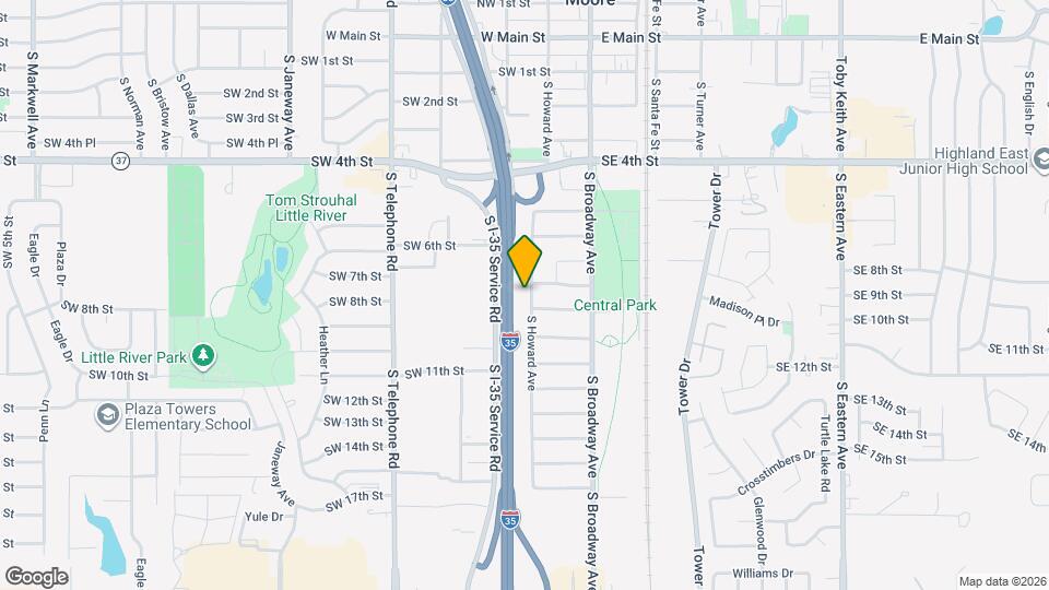 905 S Howard Ave Map and Location Details