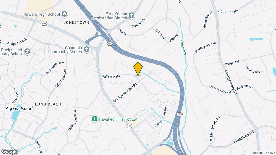 8493 Falls Run Rd, Unit B Map and Location Details