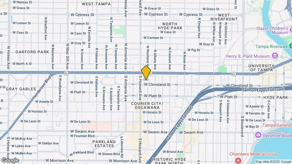 117 S Westland Ave Map and Location Details