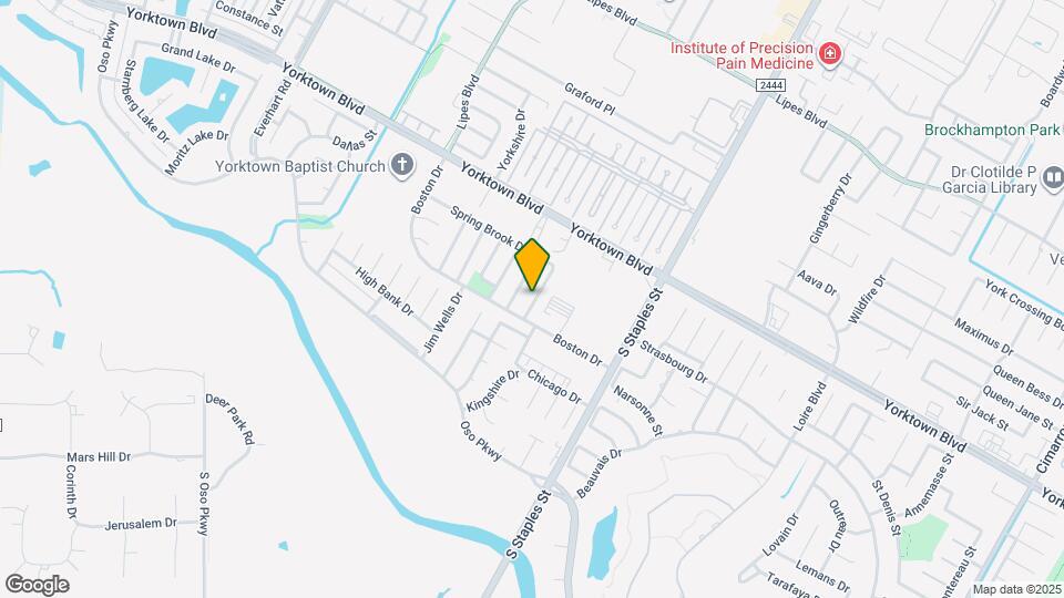 7637 Clearbrook Dr Map and Location Details