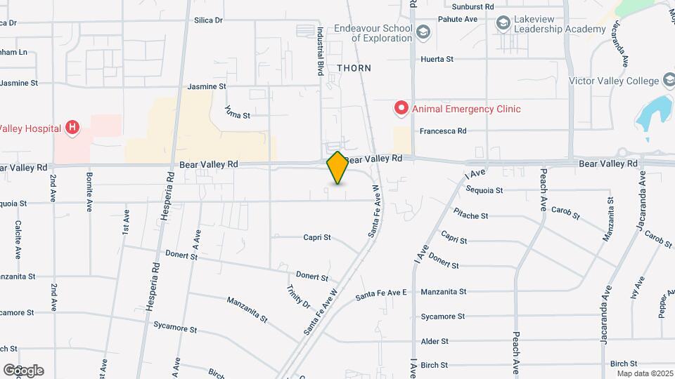 17486 Sequoia Ave Mapa y Detalles de la Ubicación
