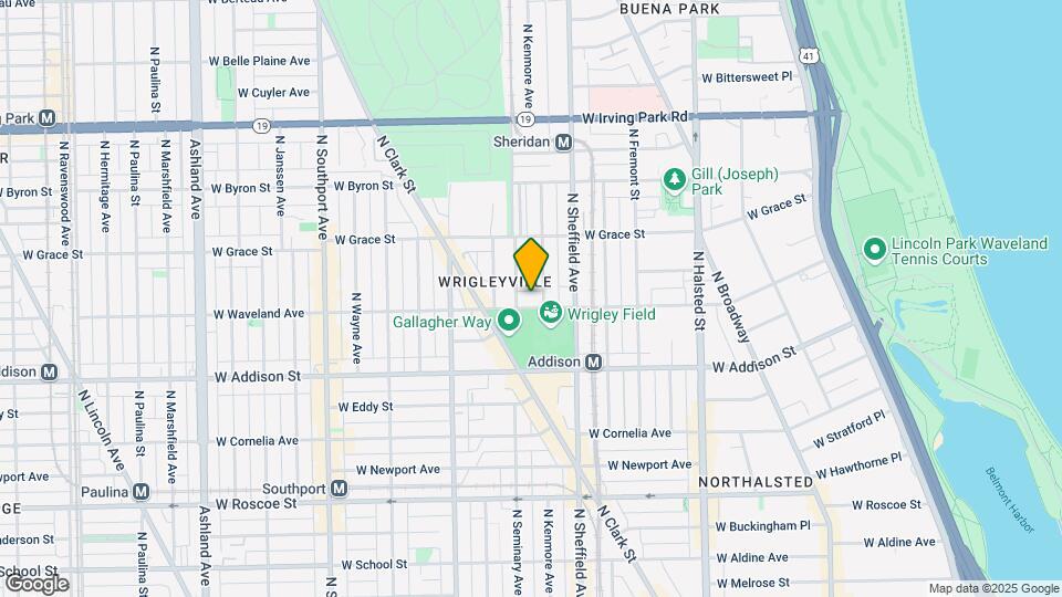 1040 W Waveland Ave Map and Location Details