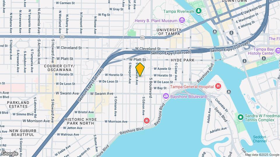 1000 W Horatio St Map and Location Details