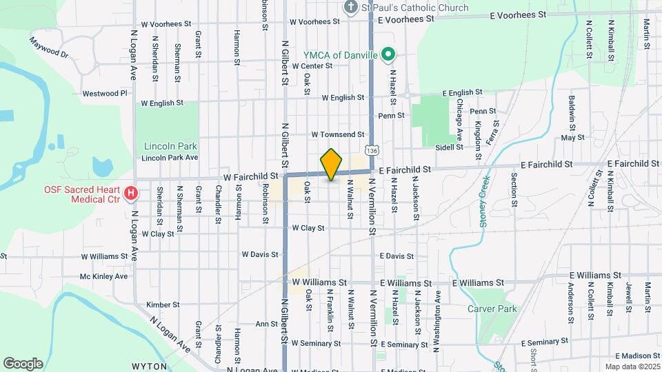 815 N Franklin St Map and Location Details