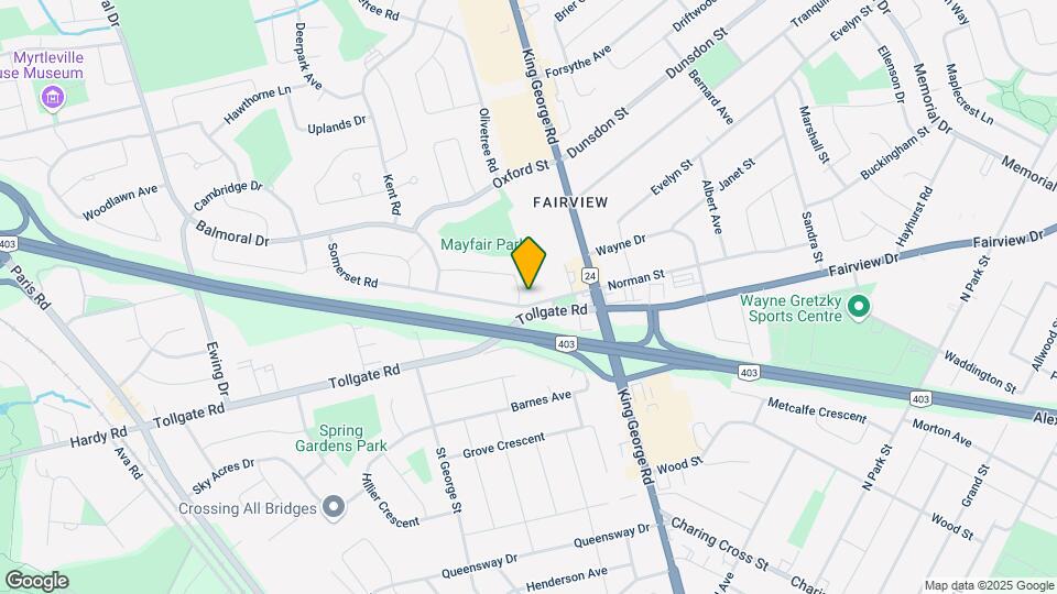 94 Somerset Rd Map and Location Details
