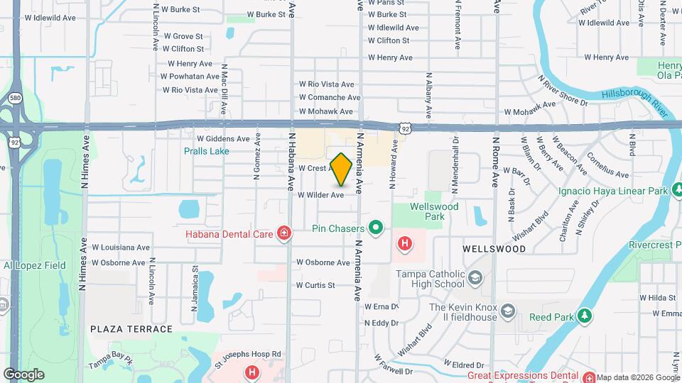 2513 W Wilder Ave Mapa y Detalles de la Ubicación