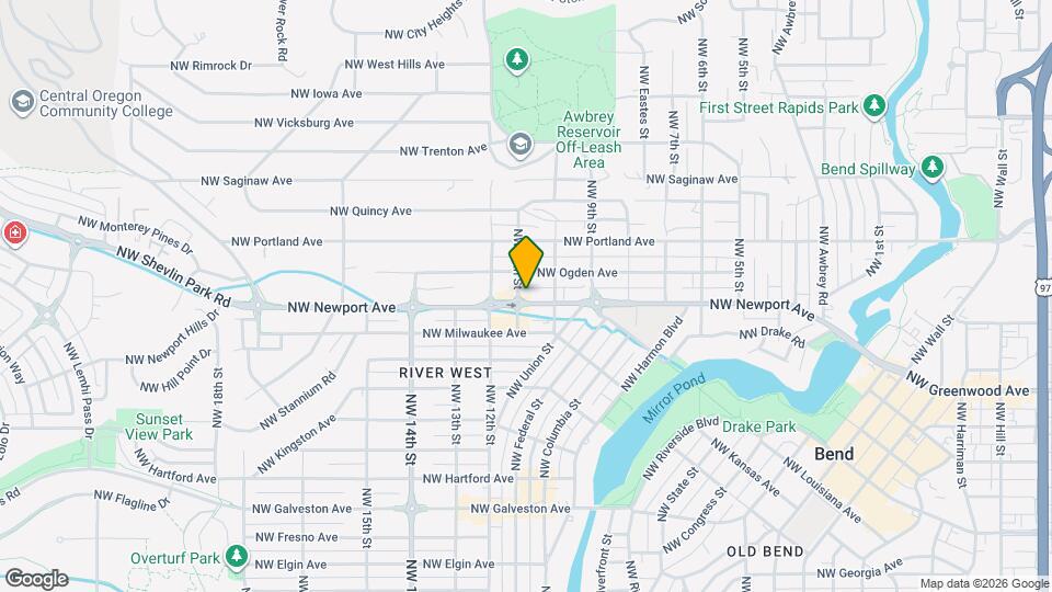 1052 NW Newport Ave Map and Location Details