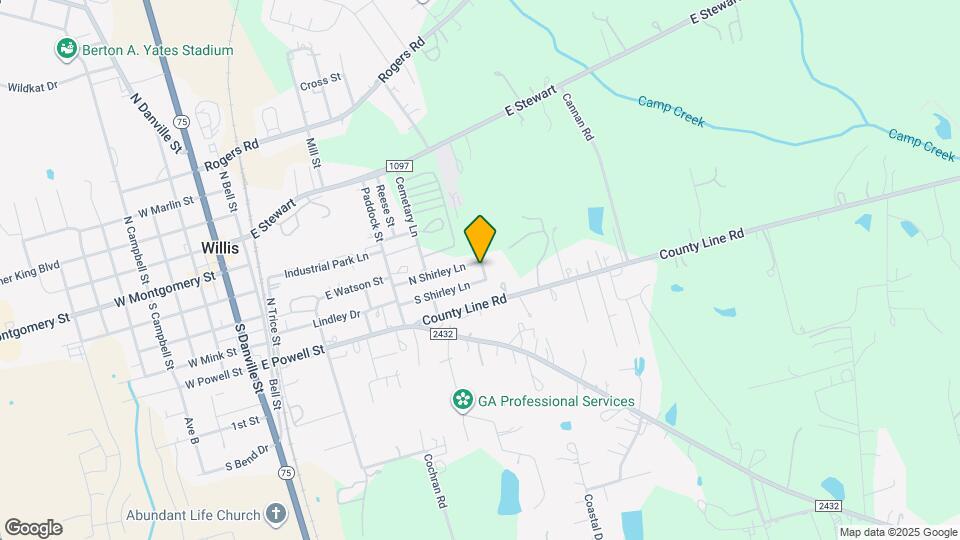 210 N Shirley Ln Map and Location Details