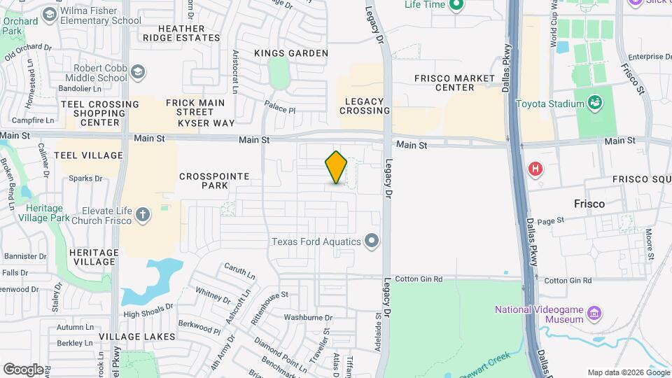 4275 Curtiss Dr Map and Location Details