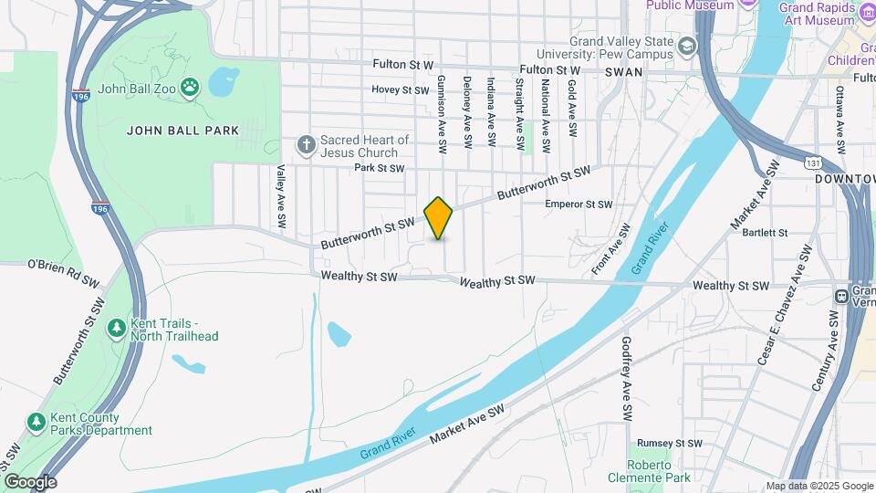 345 Gunnison Ave SW Map and Location Details