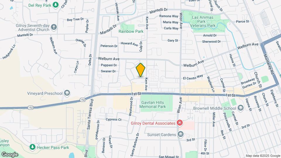 8105 Kern Ave Map and Location Details