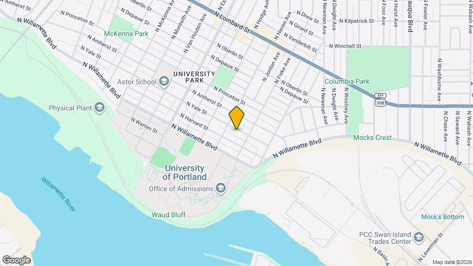 4900 N Yale St Map and Location Details