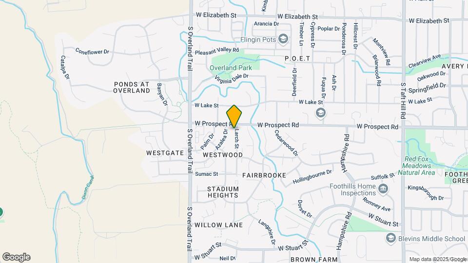 1607 Larch St Map and Location Details